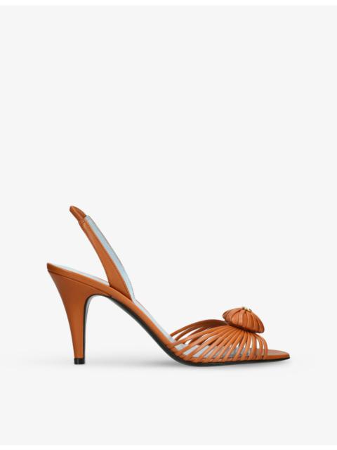 Royal 85 Leather Heeled Sandals