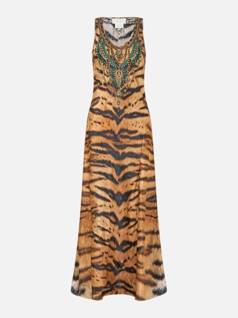CAMILLA BIAS CUT TANK DRESS A WINK TO THE WILD