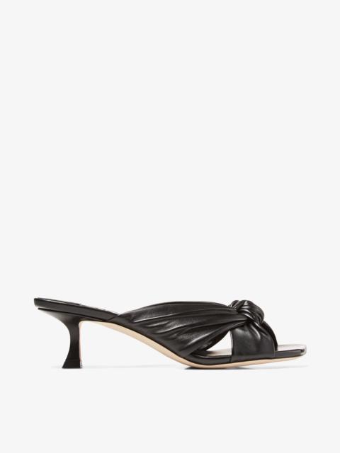 Avenue 50
Black Nappa Leather Mules