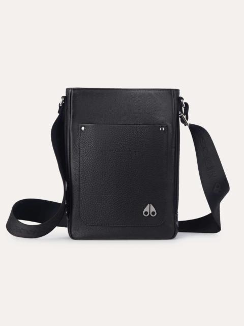 MOOSE KNUCKLES DECAIRE LEATHER BAG