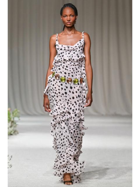 PatBO PEONY DOTS MAXI DRESS (RUNWAY)