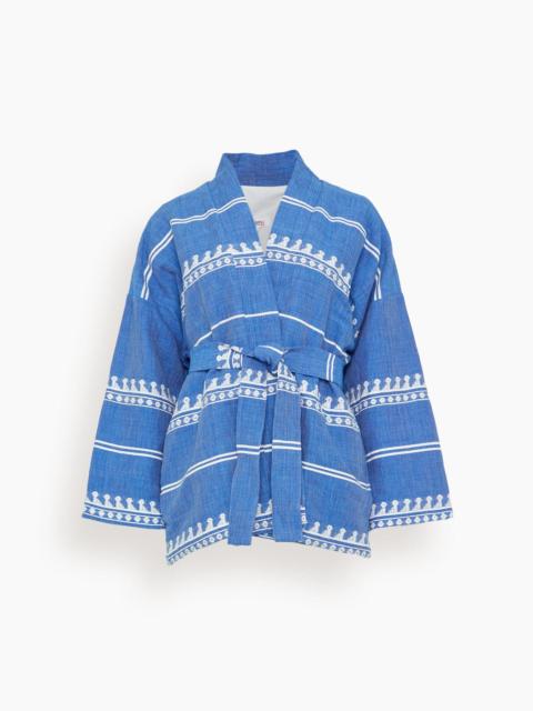 lemlem Terara Jacket in Tebibi Blue