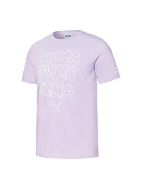 PUMA Summer Graphic T-Shirt 'Purple' 532612-16