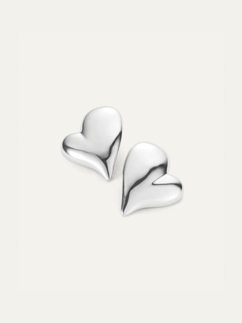 JENNY BIRD Mega Art Heart Button Earrings