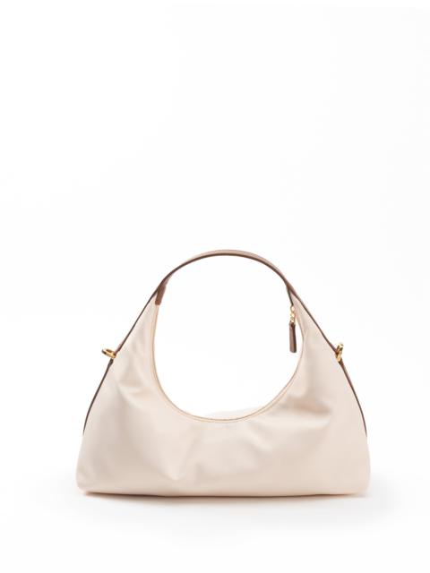 Elleme Le Nylon Small Nylon/Leather Trimming Beige/Cognac