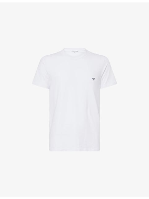 EMPORIO ARMANI Logo-Print Pack Of Two Cotton-Jersey T-Shirts