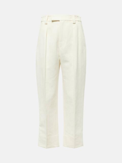 Loro Piana Linen and cotton straight pants