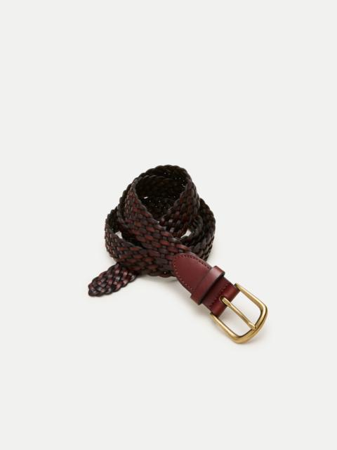 J.CREW Braided leather belt