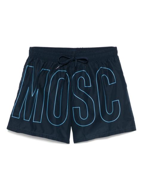 Moschino logo-print swim shorts