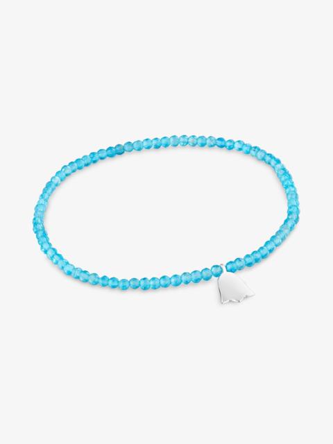 TOUS Elastic Bracelet with neon apatite and silver tulip TOUS Motifs
