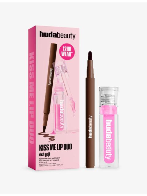 Huda Beauty Kiss Me Lip Duo Rich Goji