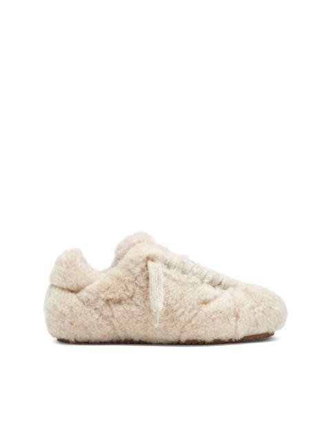 Axel Arigato Tact shearling-effect sneakers
