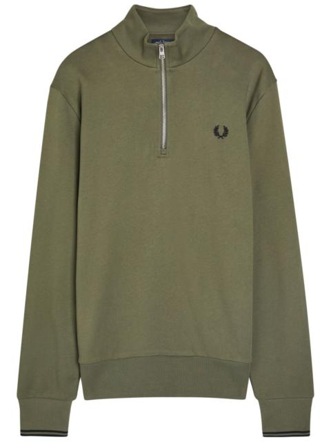 Fred Perry Fred Perry Half-zip Cotton Sweatshirt
