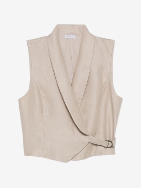Brunello Cucinelli buckle-fastening waistcoat