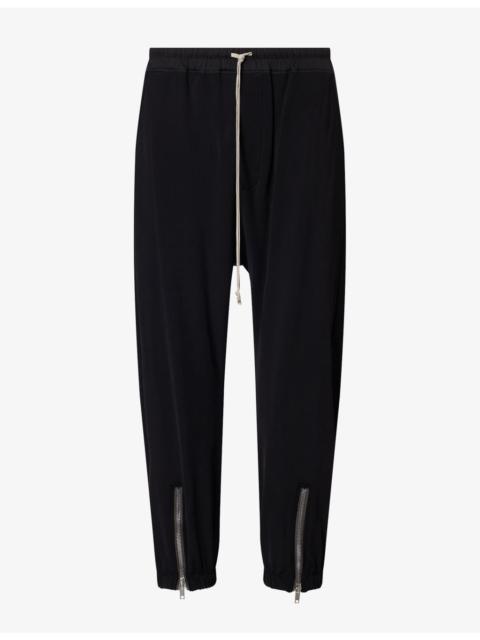 Rick Owens Tecuatl Zipped Stretch-Jersey Track Pants