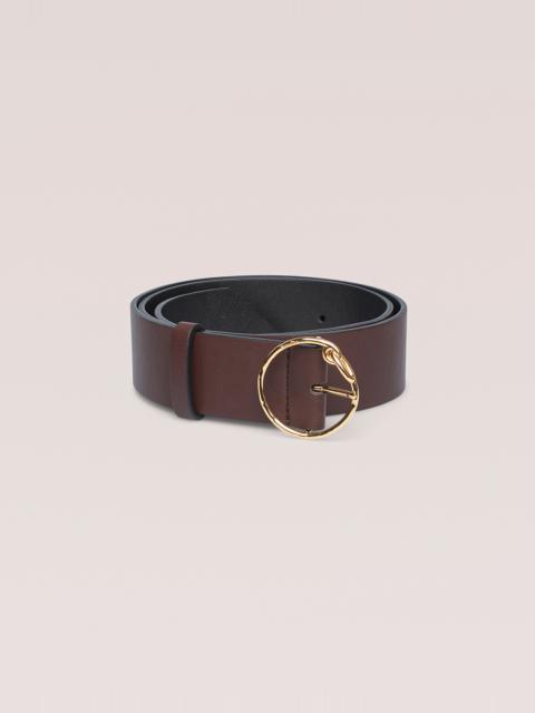 Nanushka DAILEY - Constructed belt - Dark brown/Black