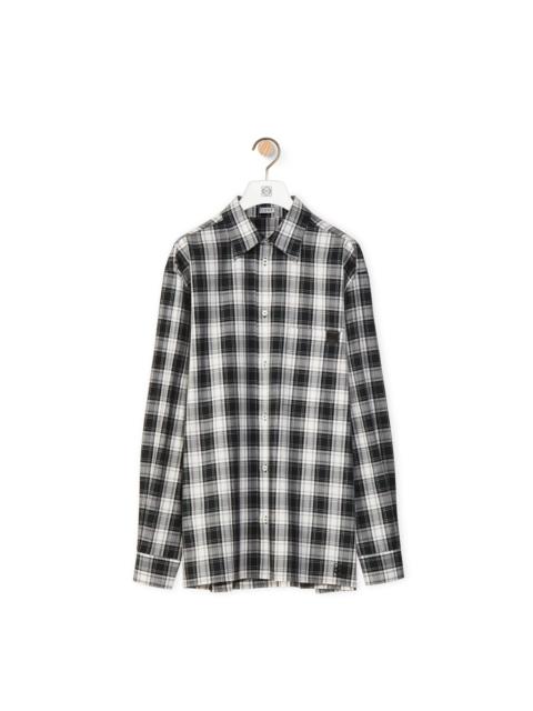 Loewe Check shirt in cotton