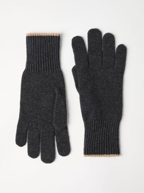 Brunello Cucinelli Cashmere knit gloves