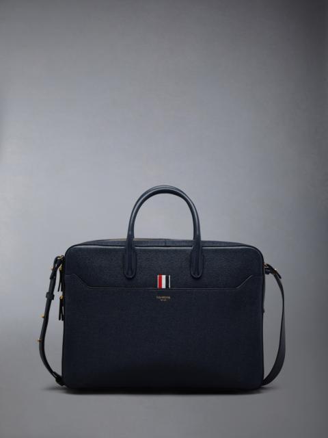 Thom Browne PEBBLE GRAIN LEATHER BUSINESS BAG