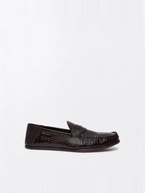 TOM FORD SOFT PRINTED ALLIGATOR SEBASTIAN LOAFER
