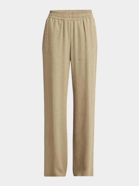 Golden Goose Journey Pinstripe Pull-On Pants