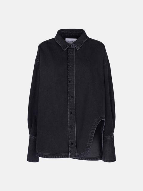 THE ATTICO ''DIANA'' BLACK SHIRT JACKET