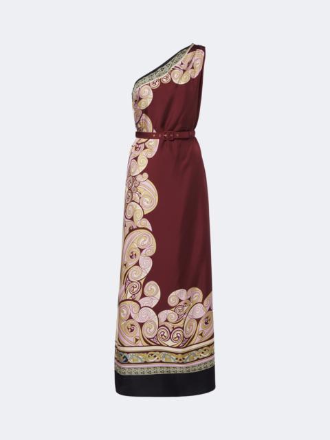 La DoubleJ Kells printed silk twill maxi dress