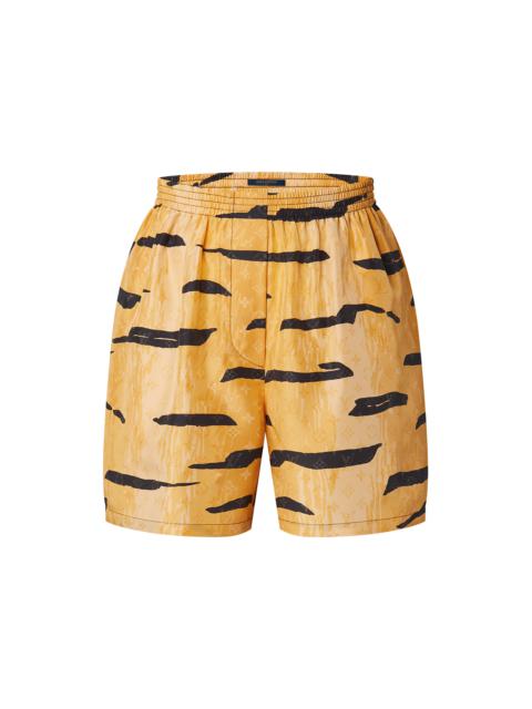 Louis Vuitton Tiger Print Pajama Shorts