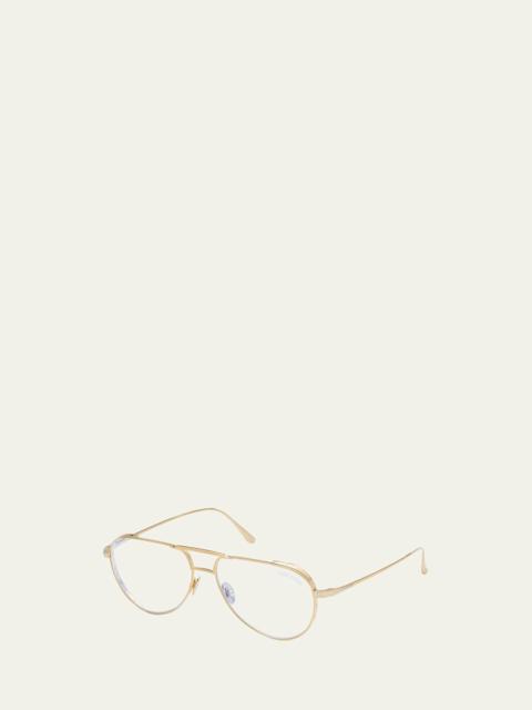 TOM FORD Titanium Aviator Optical Frames