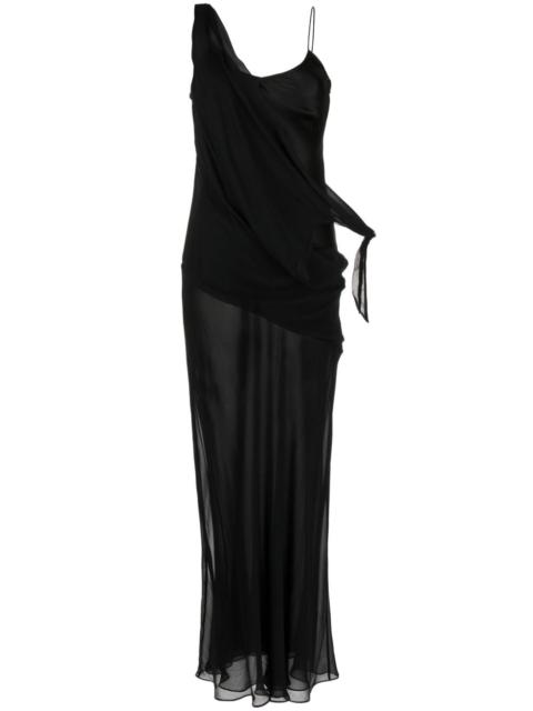 CHRISTOPHER ESBER Drifted layered silk-georgette dress