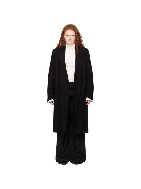 Ann Demeulemeester Black Viv High Comfort Tailored Coat