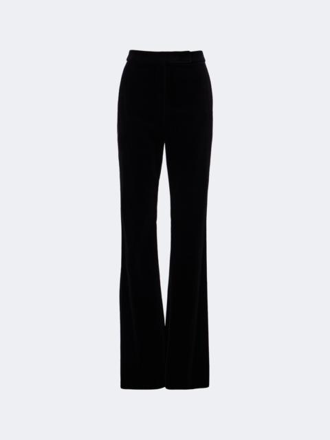 Max Mara Elegante cotton velvet straight pants