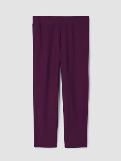 EILEEN FISHER Washable Stretch Crepe Slim Pant