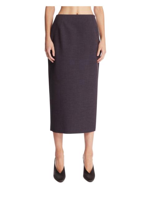 MUGLER Purple Midi Skirt