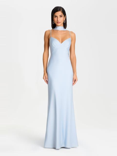 NADINE MERABI Leanna Blue Dress