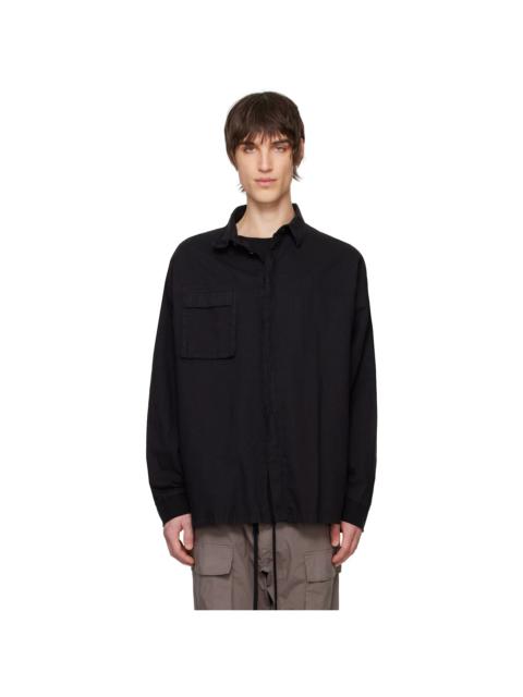 thom/krom Black M H 159 Shirt