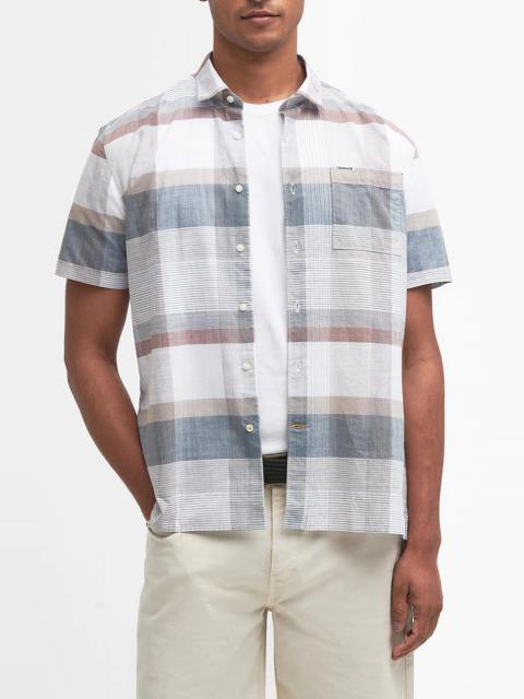 Hurlford Regular Fit Plaid Short Sleeve Button-Up Shirt