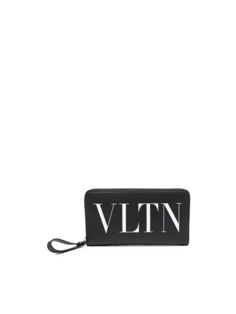Valentino logo-print wallet