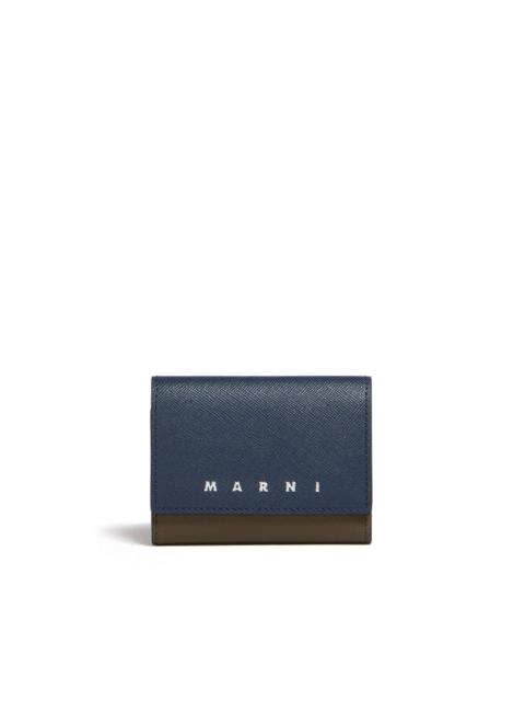 Marni two-tone leather keyholder