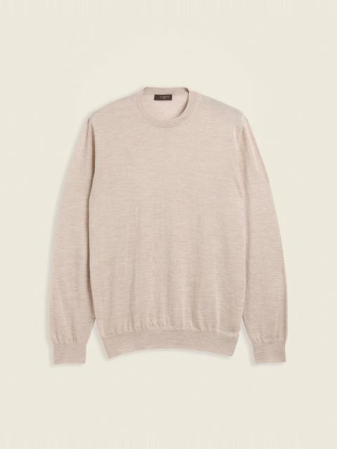 SLOWEAR Cashmere and silk slim fit crewneck sweater