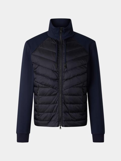 BOGNER Baker down jersey jacket in Navy blue