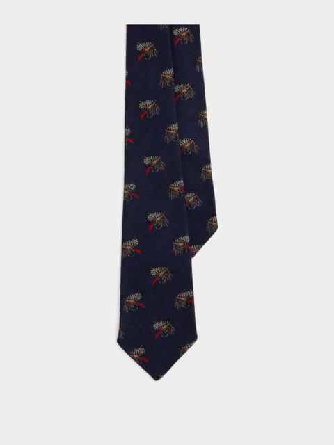 Polo Ralph Lauren Vintage-Inspired Fish-Lure Challis Tie