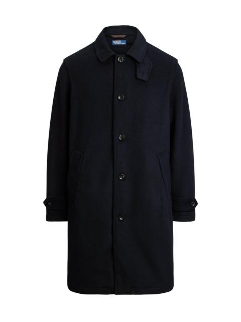 Polo Ralph Lauren Men's Double-Face Wool-Blend Overcoat - Collection Navy
