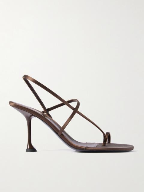 Proenza Schouler Tee Satin Slingback Sandals