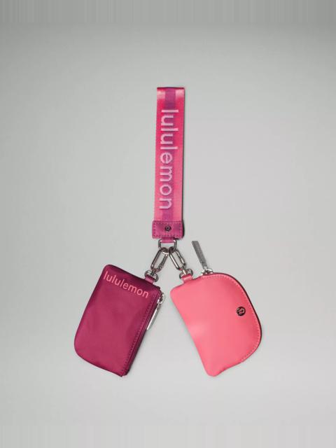 lululemon Dual Pouch Wristlet *Wordmark