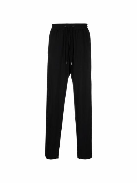 tapered cotton track pants