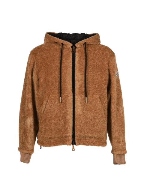 Moncler ZIP UP CARDIGAN / CAMEL X BLK