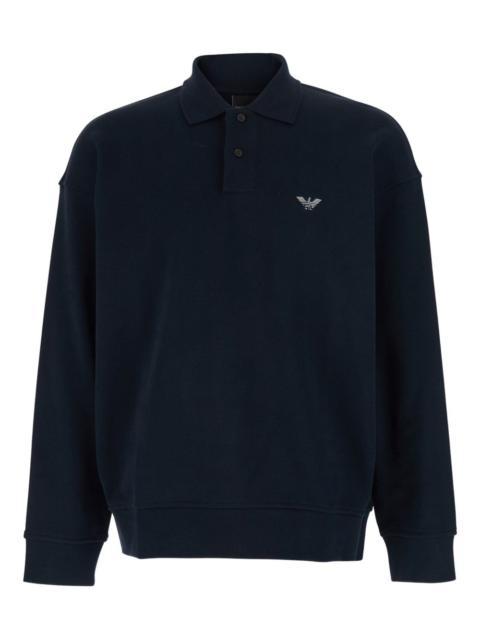 EMPORIO ARMANI logo-embroidery polo shirt