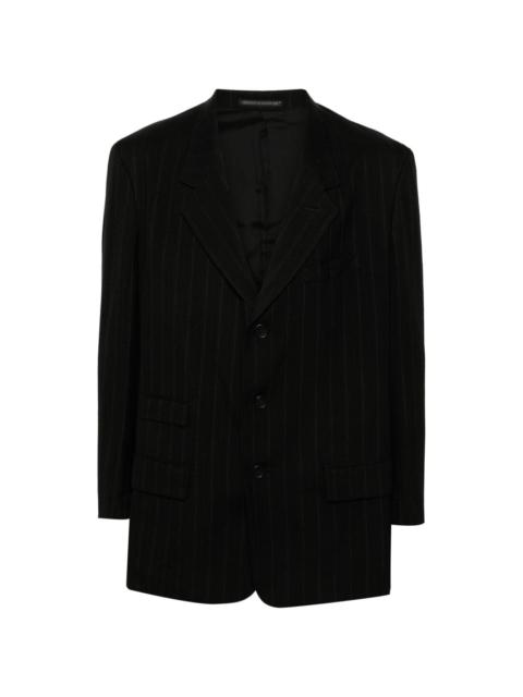 pinstriped blazer