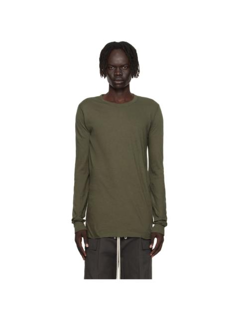 Rick Owens Khaki Concordians Basic LS T-shirt